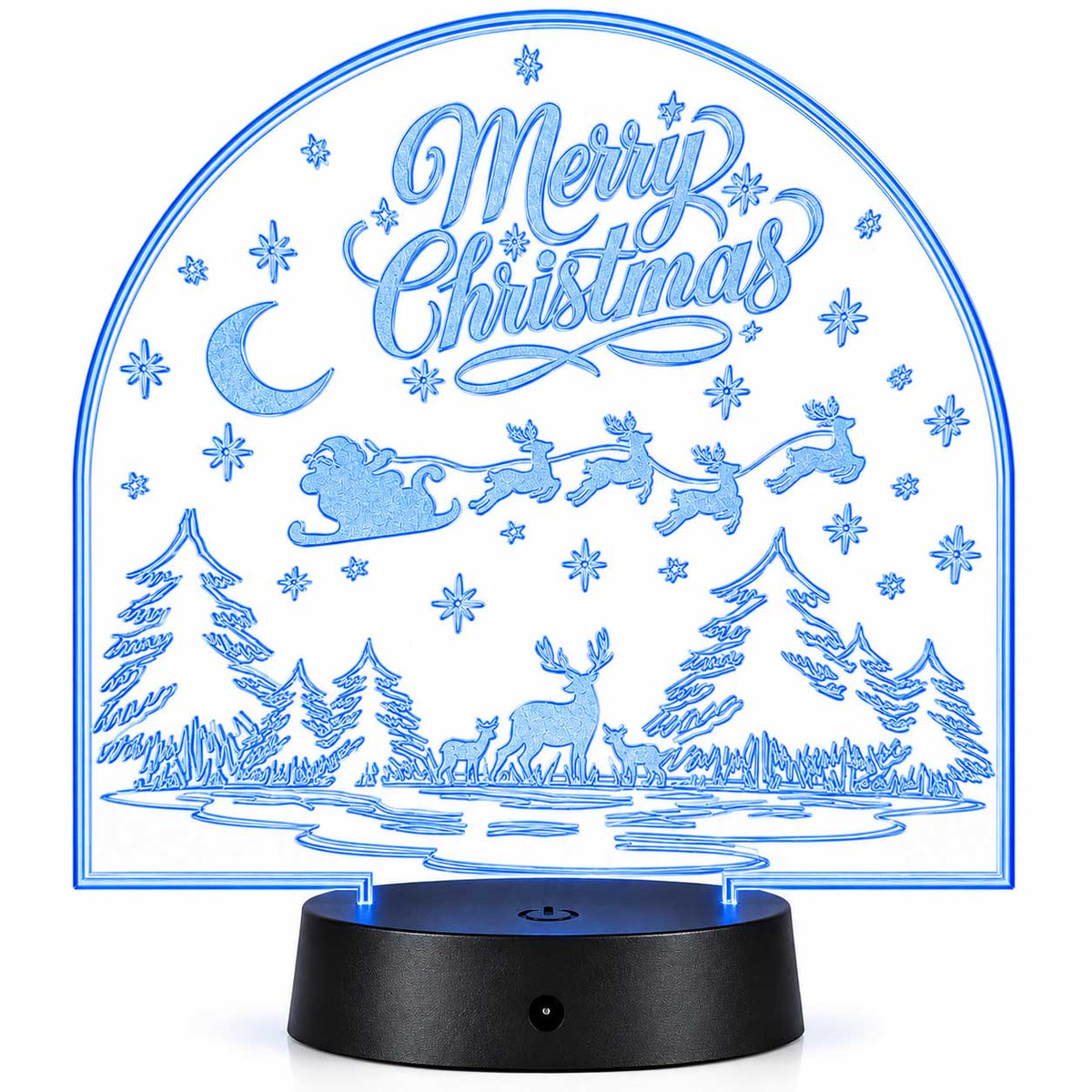 Merry Christmas LED Plaque