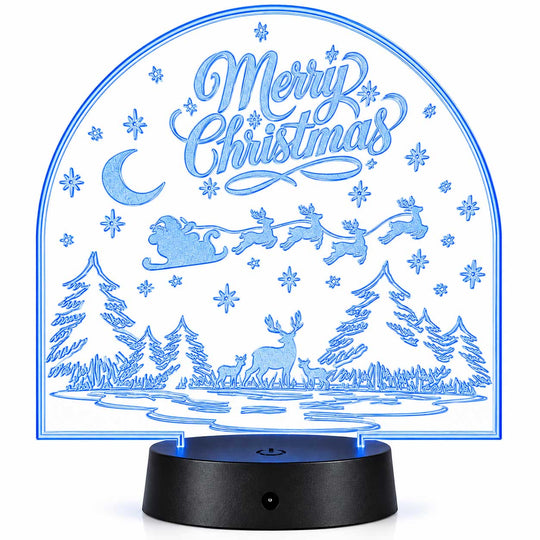 Merry Christmas LED Plaque