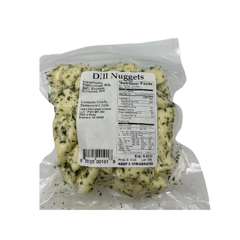 Best Nebraska Farmstead Cheese Nuggets 6 Piece Sampler | Buffalo Wing, Dill, Ranch, Garlic, New York Cheddar, California Garlic Pepper | Made in Small Batches | Hand-Cut and Carefully Aged