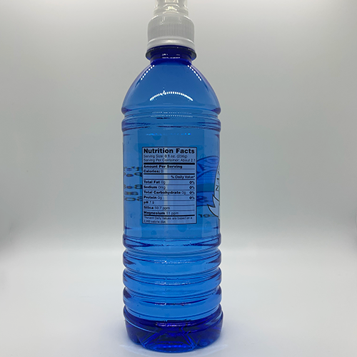 1/2 Liter Bottle | Single Bottle | 16.9 fl. oz. | Natural Pure Water | Ogallala Aquifer Drinking Water | No Reverse Osmosis | PET Safe Water Bottle
