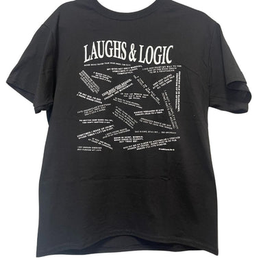 Laugh & Logic Tee | Black