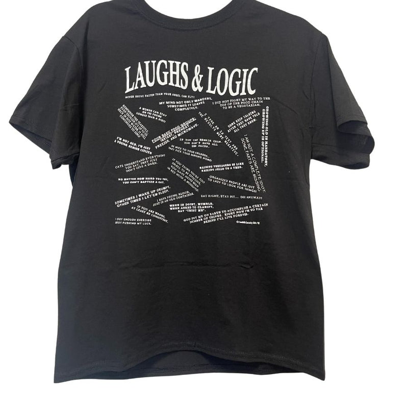 Laugh & Logic Tee | Black