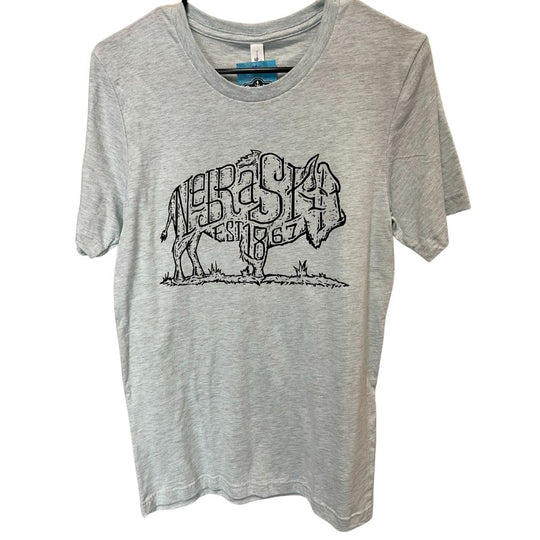 Nebraska Buffalo Shirt | Unisex | Multiple Sizes | Sayler Screenprinting