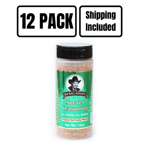 12 Pack Shipping Included Jim Baldridge Secret Seasoning