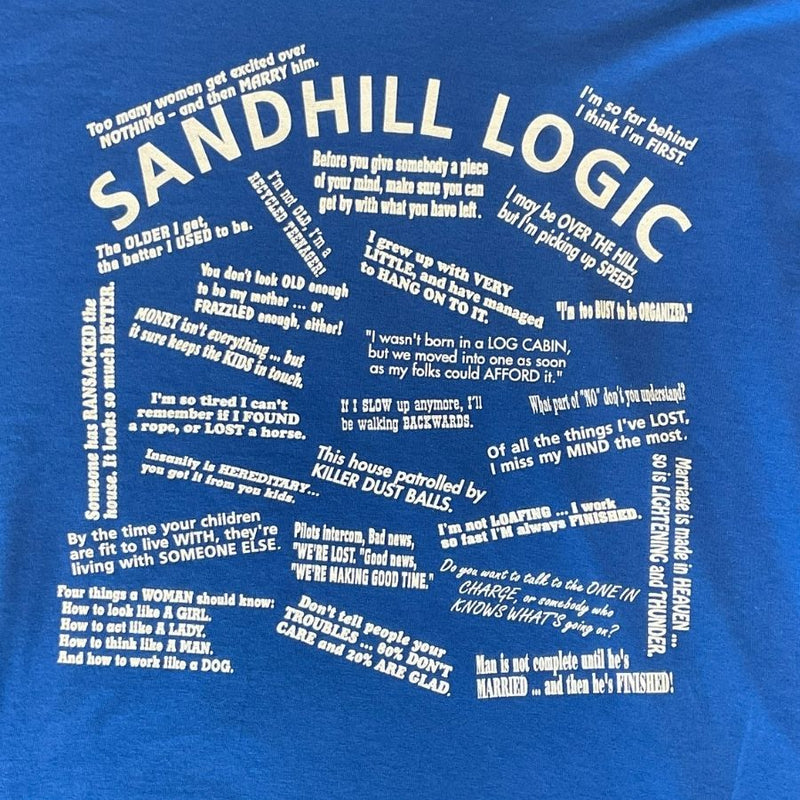 Nebraska Sandhill Logic Tee | Blue