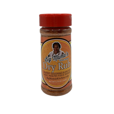Big Mama's Dry Rub | 5.75 oz. Bottle | Smoke Pit Barbeque Flavor | As Seen On TV | Food Network's Diners, Drive In, and Dives