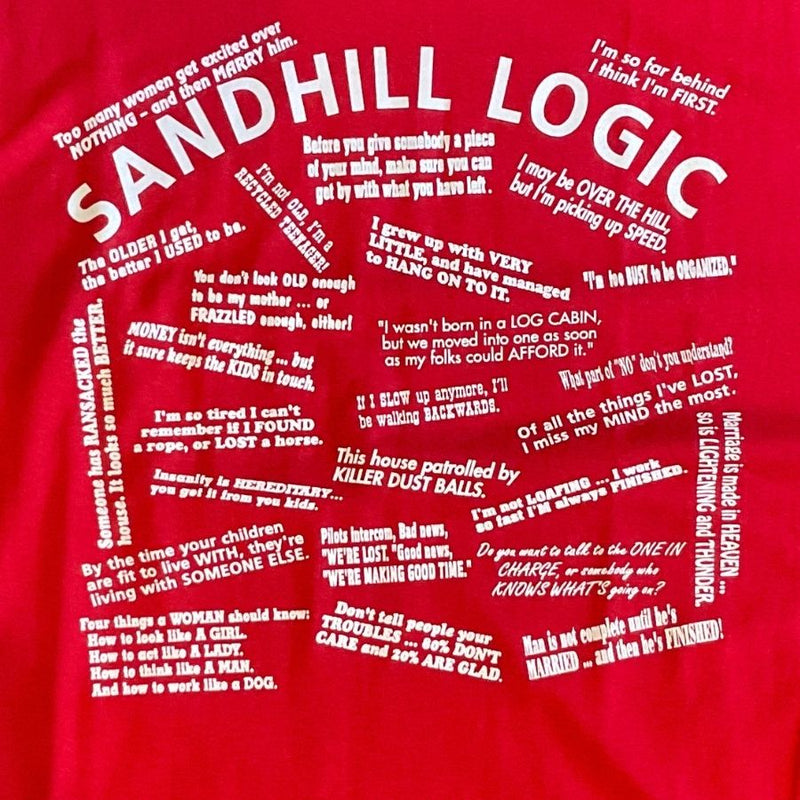 Nebraska Sandhill Logic Tee | Red