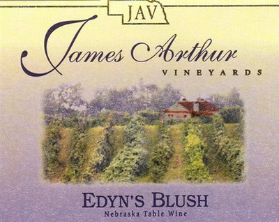 James Arthur Vineyard Nebraska Edyn۪s Blush Wine
