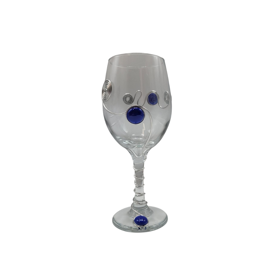 Embellished Wine Glass