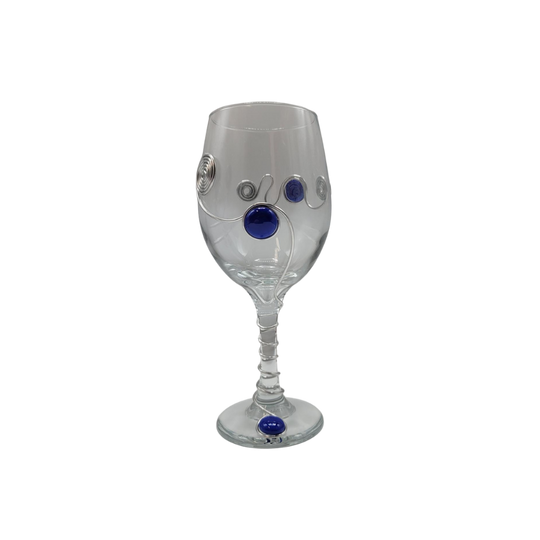 Embellished Wine Glass