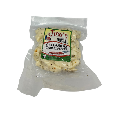Best Nebraska Farmstead Cheese Nuggets 3 Piece Sampler | New York Cheddar, Dill, California Garlic Pepper | Made in Small Batches | Hand-Cut and Carefully Aged