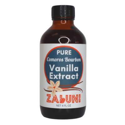 Pure Vanilla Extract | Grade A "Gourmet" | 4 fl. oz. | Pure Comoros Bourbon Vanilla Extract | Aged To Perfection For Creamy, Sweet Flavor | World's Top Quality | Made From Real Vanilla Beans