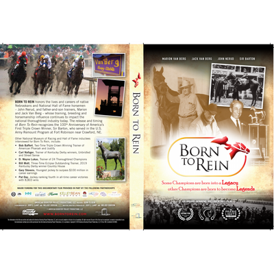 BORN TO REIN Bundle | Commemorative Guide and Documentary Film | Nebraska and Horse Racing | Rich in Nebraska History | Perfect for Horse Racing Lovers | Dive Deep into Nebraska History