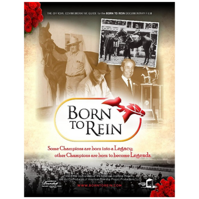 BORN TO REIN | Commemorative Guide | Nebraska and Horse Racing | Easy to Read | Full of Nebraska History | Award-Winning Book | Nebraska History Book