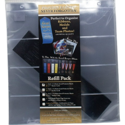 Award Keeper Refill Packs | Multiple Pocket Options