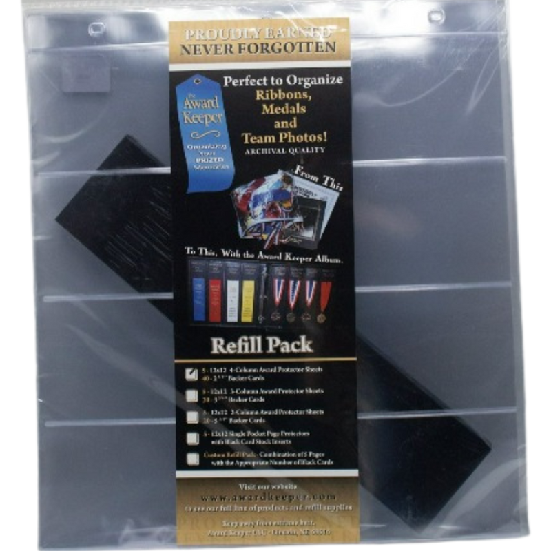 Award Keeper Refill Packs | Multiple Pocket Options