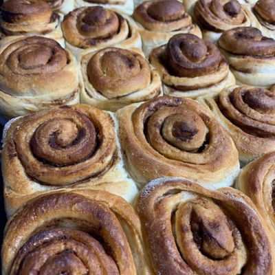 Precooked Fluffy Frosted Cinnamon Rolls | Handmade From Scratch | Easy to Make Just Reheat | 12 Pack | Shipping Included