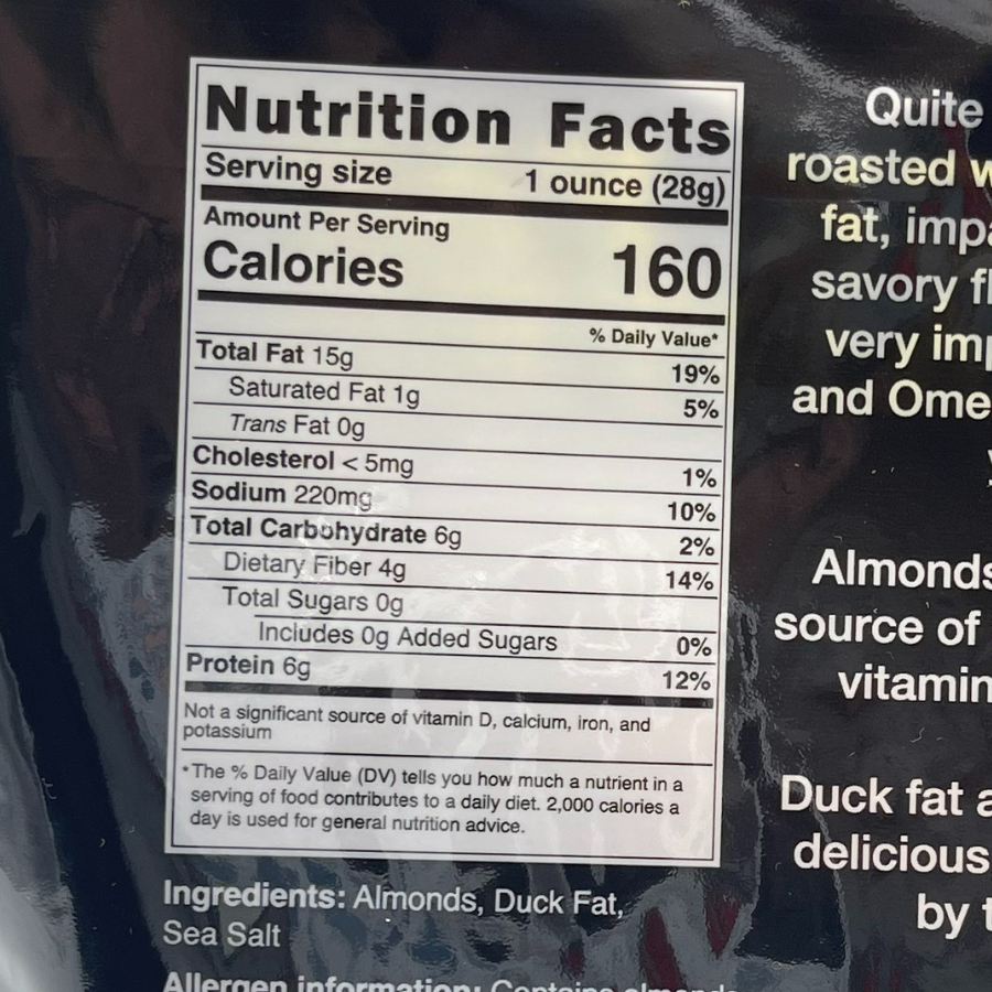 Duck Fat Almonds