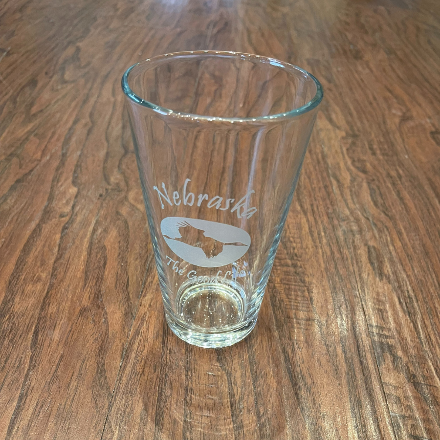 Etched Pint Glass | 16 oz | Customizable | RCK Creations & More