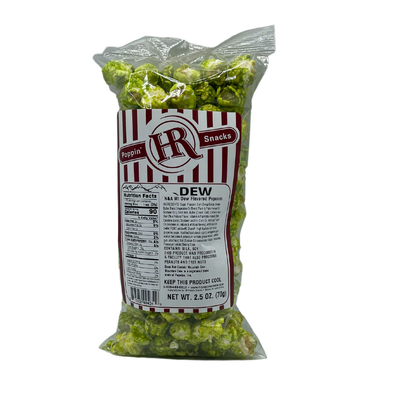 Snack Bag Dew Soda Popcorn | Made in Small Batches | Party Popcorn | Soda Lovers | Ready To Eat | Movie Night Essential | Popped Popcorn Snack | Sweet Treat