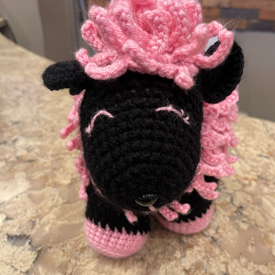 Crocheted Stuffed Animal | Sheep | Perfect Nursery Item or Gift | Customize the Colors | Size Varies