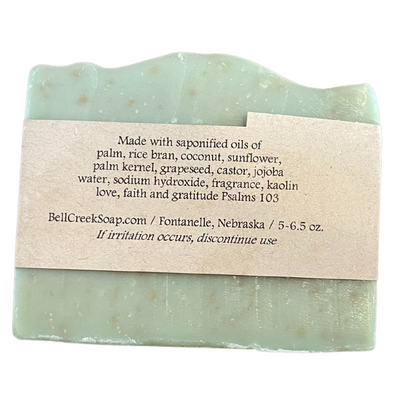 Mango Papaya Soap Bar | 5-6.5 oz. Bar | Made with Goat's Milk | All Natural | Fresh, Fruity Essence | For Sensitive Skin | Handmade in Nebraska | All Day Hydration | Leaves Skin Feeling Smooth | Made with Love, Not Chemicals