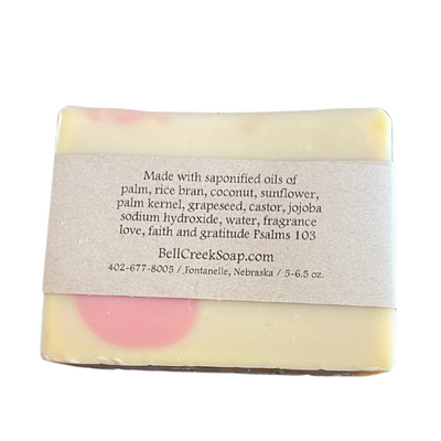 Pink Grapefruit | 5-6.5 oz. Bar | Fruity, Sweet Essence | Made with Goat's Milk | All Natural | Packed with Vitamins and Minerals | Balances Skin Health | All Day Hydration | Exfoliating | Made with Love, Not Chemicals