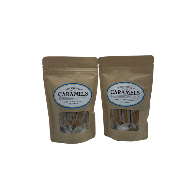 Lemon Rosemary Sea Salt Caramels Bag | 2 Pack | Shipping Included