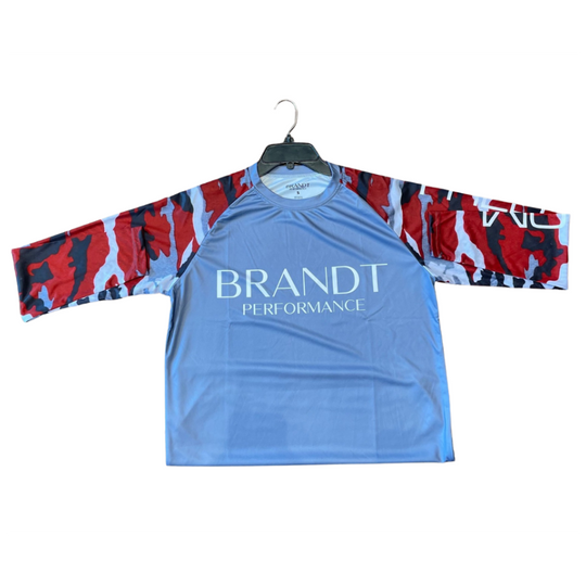 SALE | Freedom Fishing Adult Shirt | Long Sleeve | Red, White and Blue | Brandt Performance