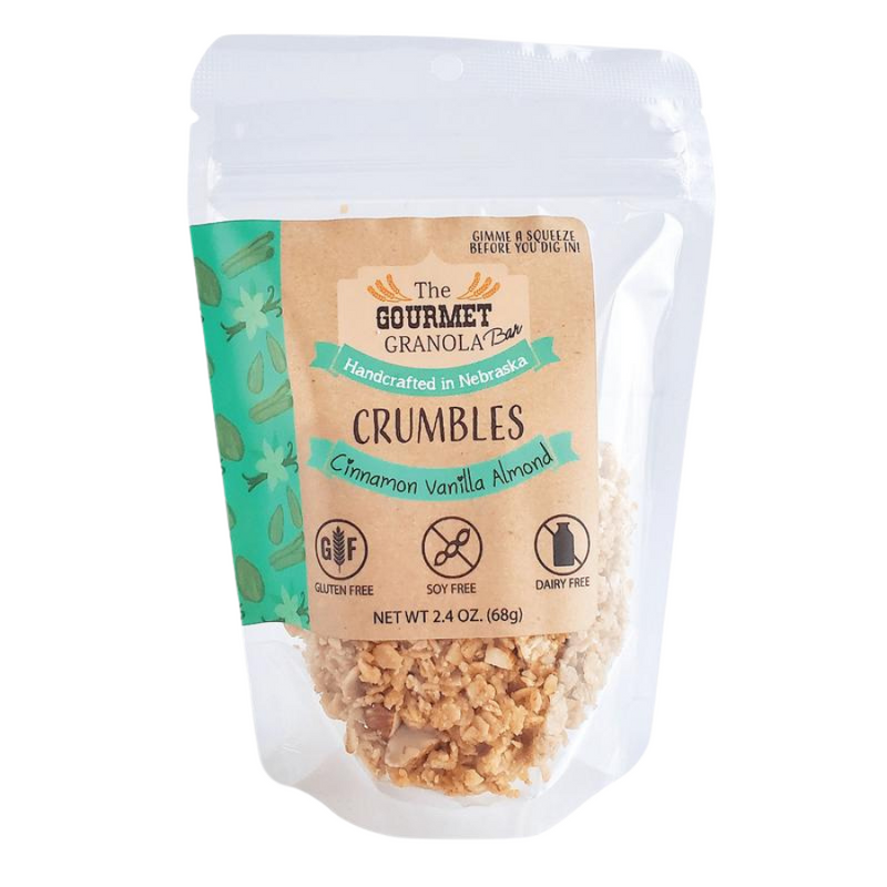Cinnamon Vanilla Almond Crumbles | 2.4 oz. Bag