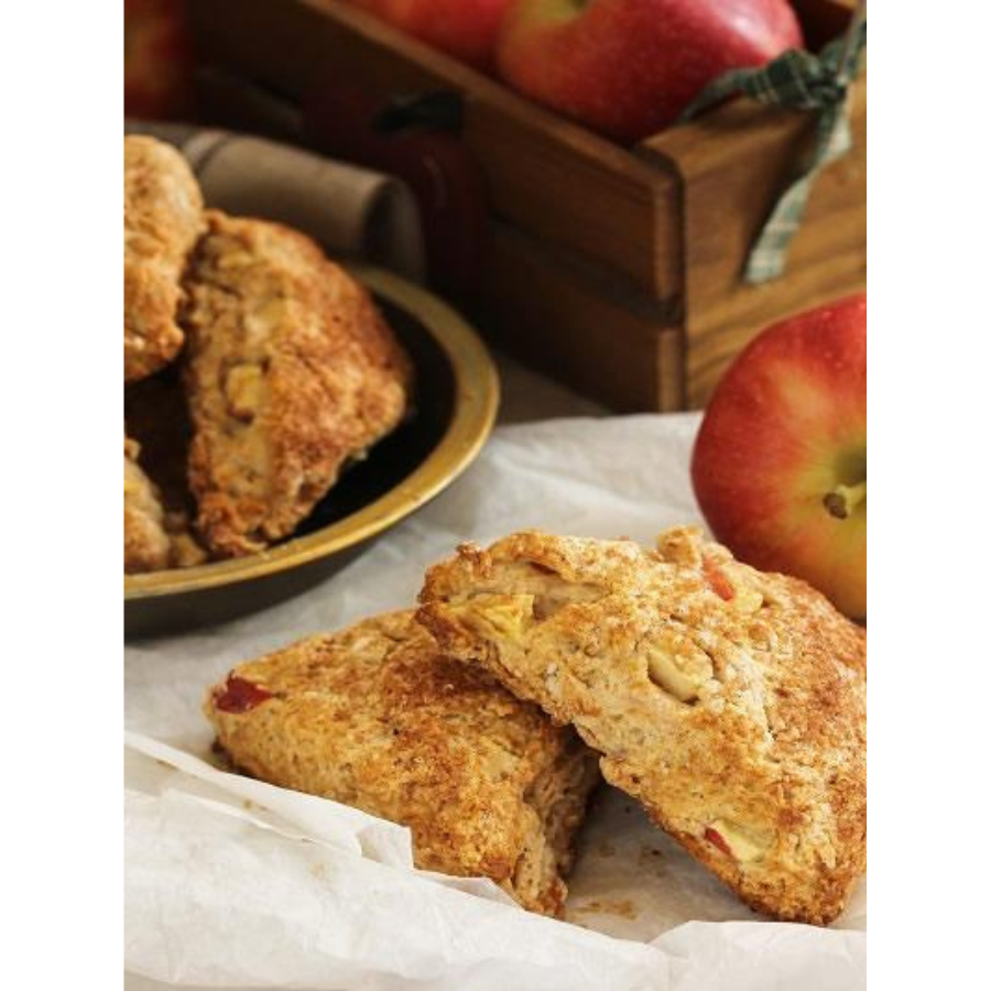 Harvest Apple Scone Mix | 15 oz. | Apple & Spice Scone | Buttery, Flaky, and Soft | Cobblestone Kitchen