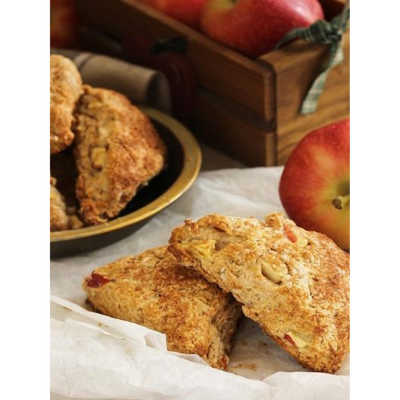 Harvest Apple Scone Mix | Enriched with Flavor | Perfect Amount of Sugar and Spice | Makes for a Perfect Breakfast or Snack | Easy to Bake | Made with Fresh Harvested Apples | Taste of Bliss | Comforting Taste | Made in Nebraska