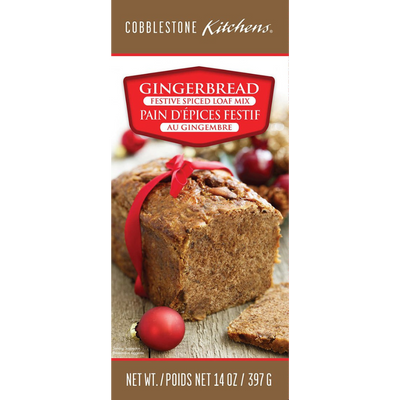 Gingerbread Loaf Mix | Spiced Ginger Bread | 14 oz. Box | Enriched with Spices | Light and Fluffy | Perfect Fall Treat | Pairs Great with Coffee or Tea | Try With Butter or Cream Cheese Frosting | Easy to Bake | Authentic Recipe from Nebraska