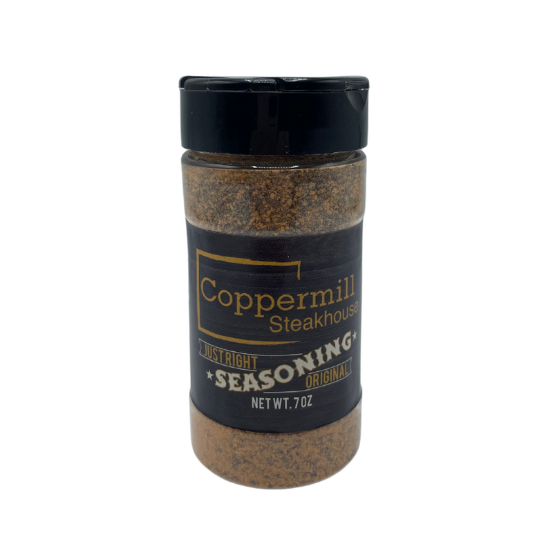 Coppermill Steakhouse "Just Right" Seasoning | Made in USA | All Purpose Seasoning | 7 oz. Bottle