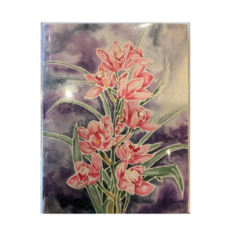Orchid Note Card | 4 pack with envelopes