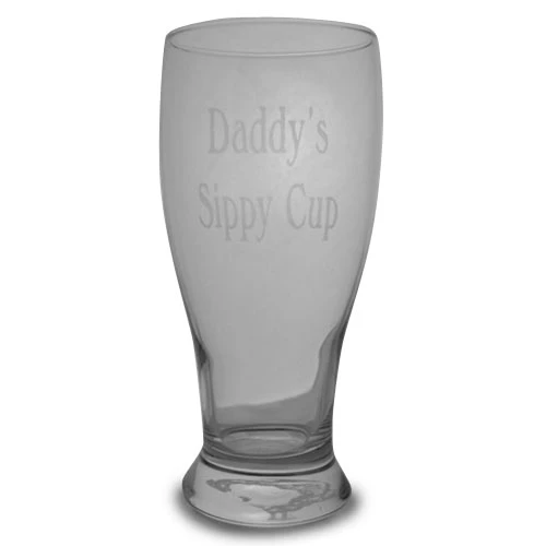 Etched Pilsner Glass | Customizable