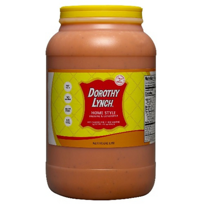 Homestyle Dorothy Lynch Salad Dressing | Gluten Free | Trans Fat-Free Ingredients | Sweet and Spicy | Thick And Creamy | Pack of 4 | Gallon | Shipping Included