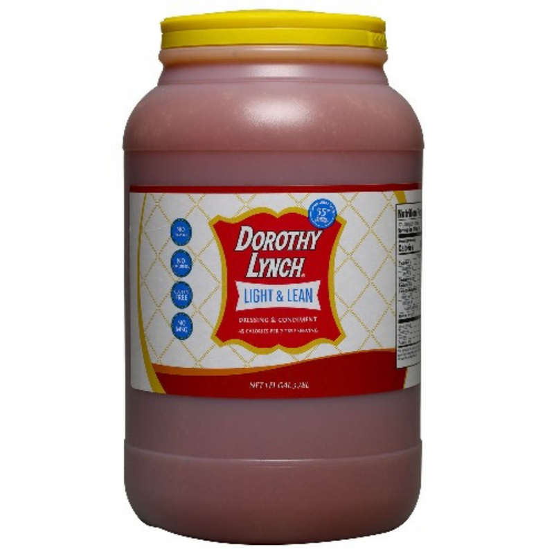Light and Lean Dorothy Lynch Salad Dressing | Gluten Free | Trans Fat-Free Ingredients | Sweet and Spicy | Thick And Creamy | Pack of 2 | Gallon | Shipping Included