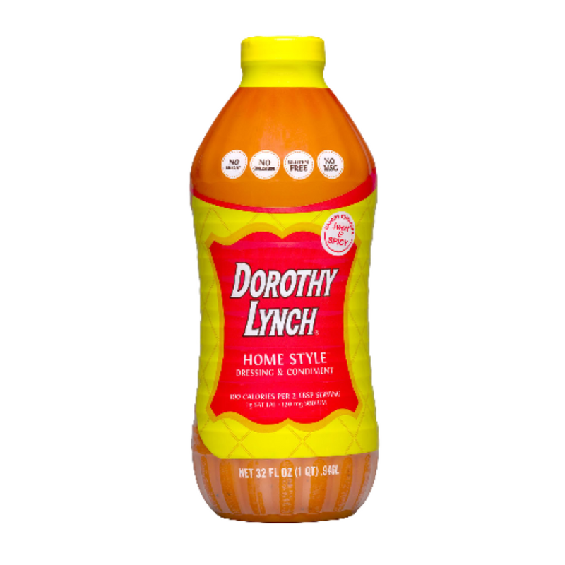 Homestyle Dorothy Lynch Salad Dressing | Gluten Free | Trans Fat-Free Ingredients | Sweet and Spicy | Thick And Creamy | Case of 12 | 32 oz. | Shipping Included