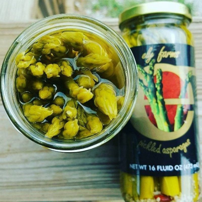 Pickled Asparagus | Bloody Mary Garnish | Delicious Appetizer | Harvested Fresh | Zesty Crunch | Made in USA | 16 oz. Jar