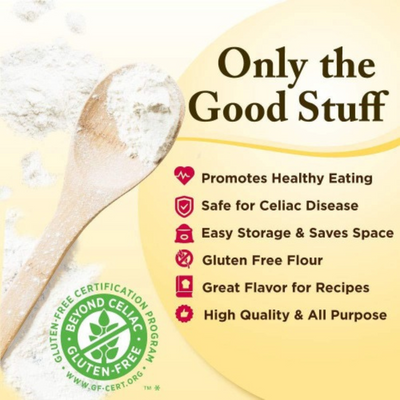 Gluten Free Mamas Coconut Blend | 4 LB Bag | Gluten and Wheat Free Flour | Packed with Fiber | Naturally Sweet Taste | Perfect for Baking | Healthy Flour Substitute | Smooth Texture | High Protein Flour | Made in Nebraska