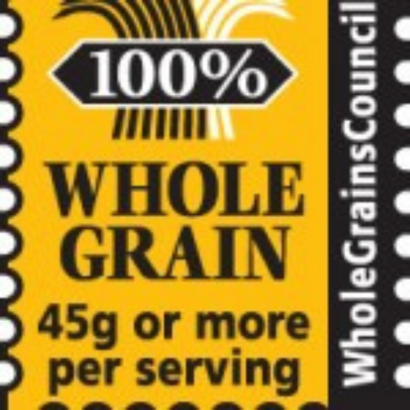 100% Whole Grain Stamp