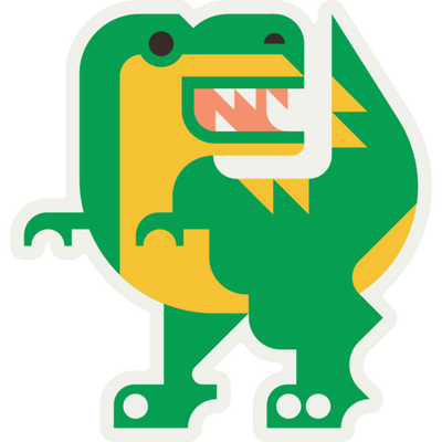 Dino | Weather Resistant Sticker