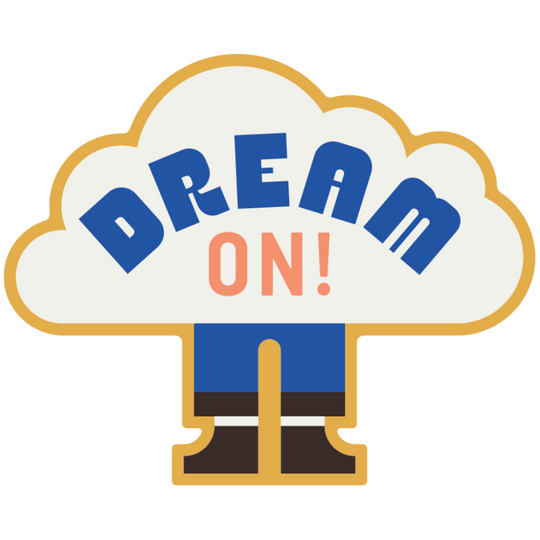 Dream On! | Weather Resistant Sticker | Nebraska Sticker | Perfect For The Adventurous | Crafted With Love | Kids Sticker | Stick On Windows & More