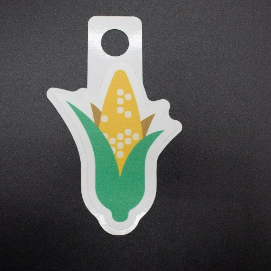 Ear of Corn | Weather Resistant | Nebraska-Inspired Sticker | Perfect For Farmers | Stick On Windows, Water Bottles, & More | Midwest Sticker