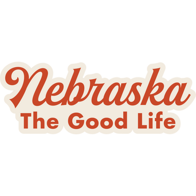 Nebraska - The Good Life | Weather Resistant Sticker