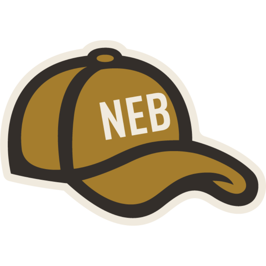 Nebraska Cap Sticker | Weather Resistant | Cute & Simple Nebraska Sticker | Sticker For Water Bottles, Windows, & More | Adhesive Sentiment
