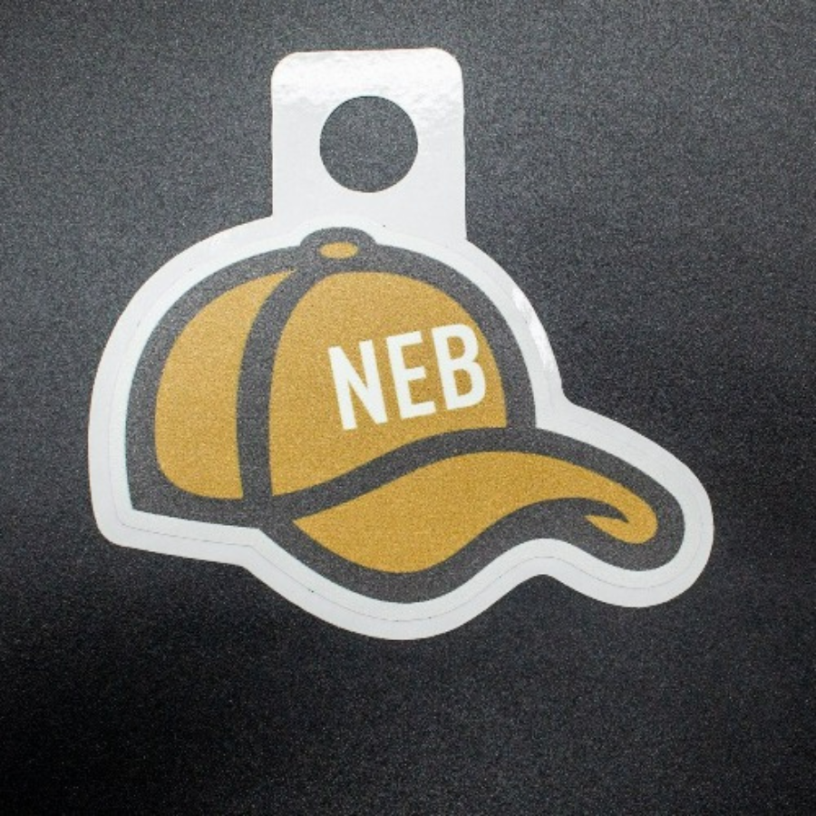 Nebraska Cap Sticker | Weather Resistant | Cute & Simple Nebraska Sticker | Sticker For Water Bottles, Windows, & More | Adhesive Sentiment