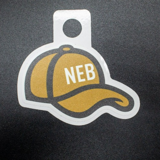 Nebraska Cap Sticker | Weather Resistant | Cute & Simple Nebraska Sticker | Sticker For Water Bottles, Windows, & More | Adhesive Sentiment