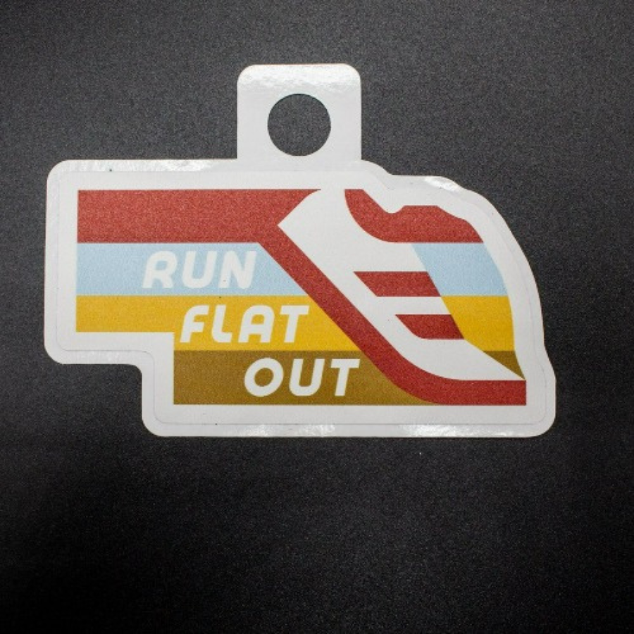 Run Nebraska | Weather Resistant Sticker | Perfect For Runners | Adventurous Sticker | Adhesive Sentiment | Dishwasher Safe